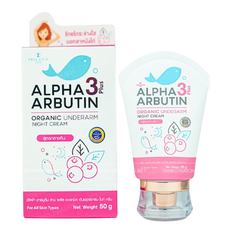 Kem trị thâm nách Alpha Arbutin 3 Plus Organic Underarm Night Cream 50g