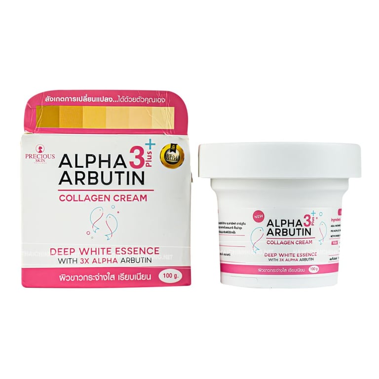 Kem dưỡng trắng da Alpha Arbutin Collagen 3 Plus+ Cream Thái Lan