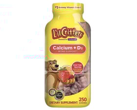 Kẹo dẻo bổ sung Canxi Lil Critters của Mỹ 200mg 250 viên