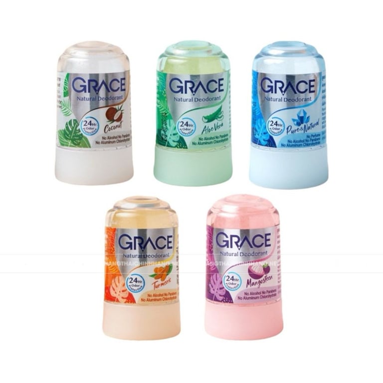 Lăn khử mùi đá khoáng Grace Thái Lan