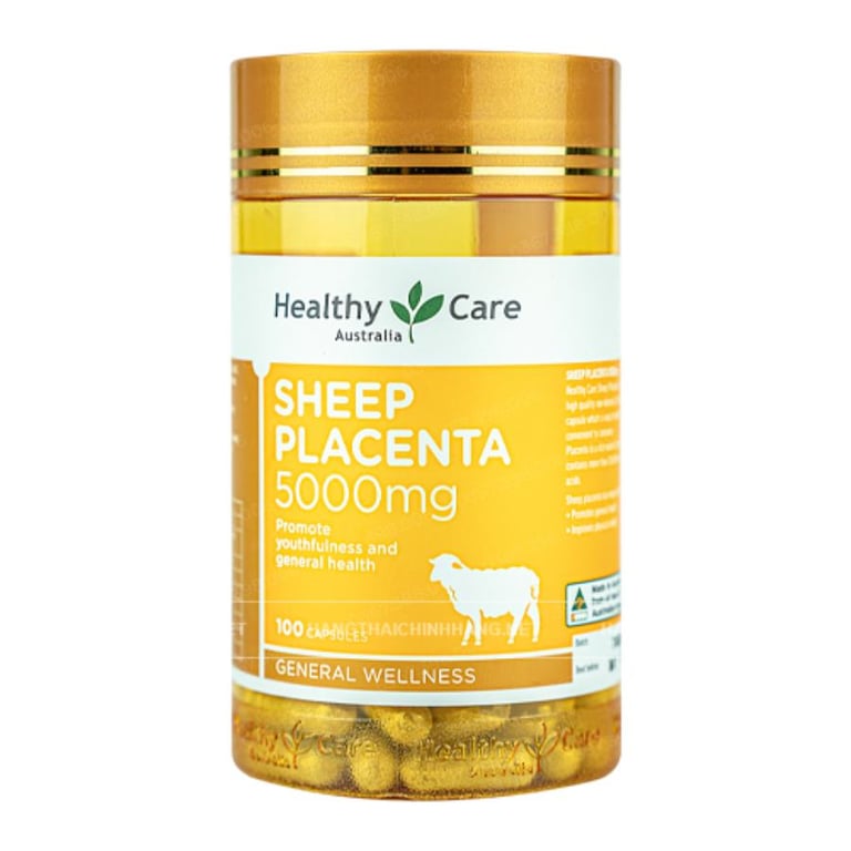 Nhau thai cừu Healthy Care Sheep Placenta 5000mg 100 viên