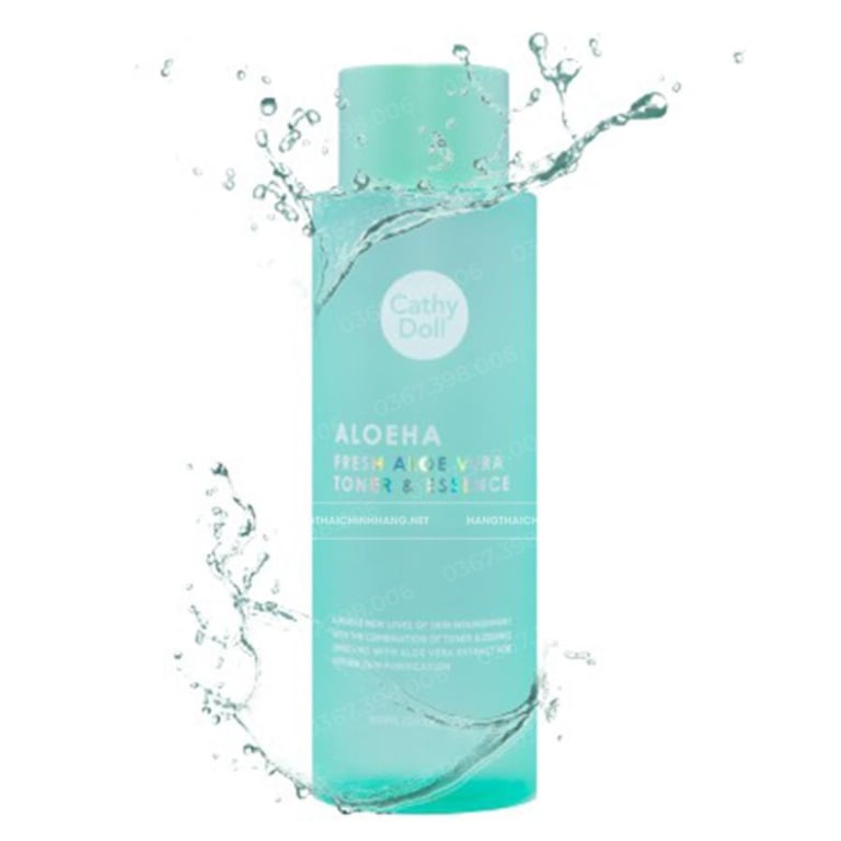 Nước hoa hồng lô hội tươi Cathy Doll AloeHa Fresh 300ml