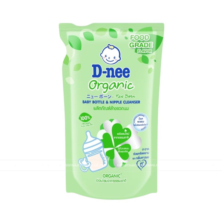 Nước rửa bình sữa & rau củ quả D-nee Organic túi 600ml