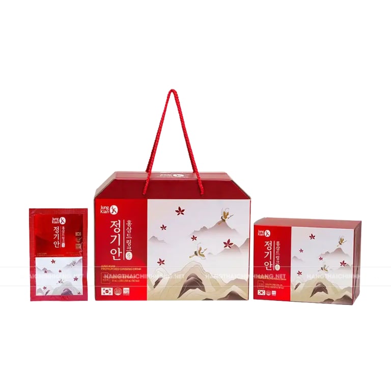 Nước Uống Hồng Sâm Jung Kian Premium 6 (Hộp x 20 gói)
