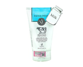 Sữa rửa mặt tạo bọt dưỡng trắng Scentio Milk Plus Q10 100 ml