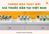 [Thông báo] Thay đổi giá thuốc rắn từ ngày 27/05/2025