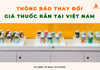 [THÔNG BÁO] THAY ĐỔI GIÁ THUỐC RẮN TỪ NGÀY 01/11/2025