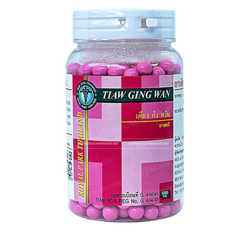 Thuốc rắn số 8: Tiaw Ging Wan (Điều Kinh Hoàn)