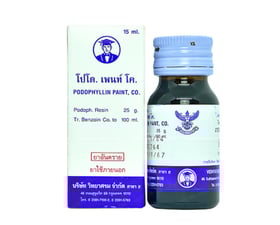 Thuốc trị sùi mào gà và mụn cóc Podophyllin Paint 15ml