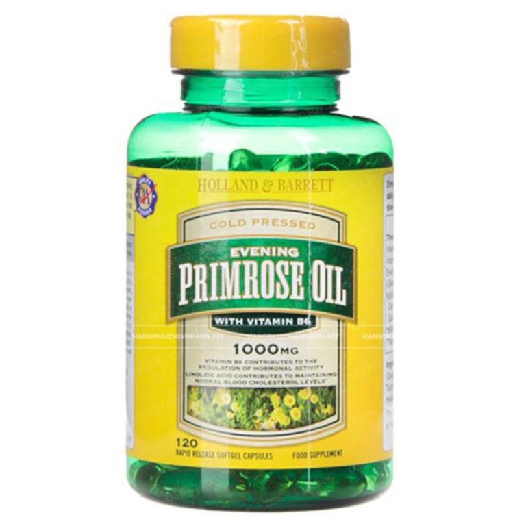 Tinh dầu hoa anh thảo Holland Barrett 1000mg 120 viên