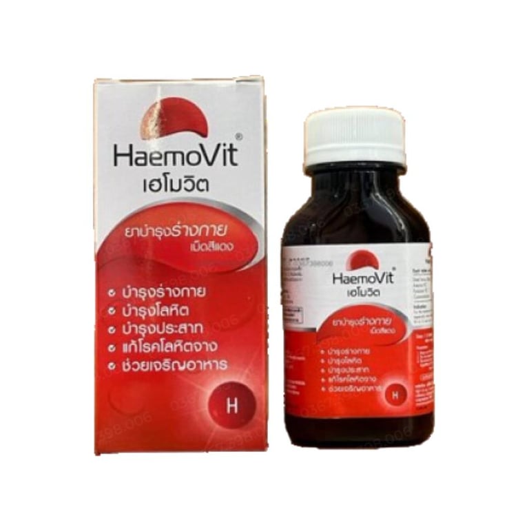 Viên sắt HaemoVit Thái Lan tăng cân bổ máu 100 viên
