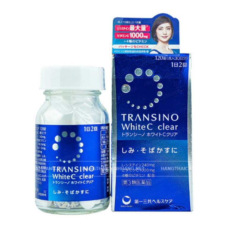 Viên uống Transino White C Clear của Nhật Bản 120 viên