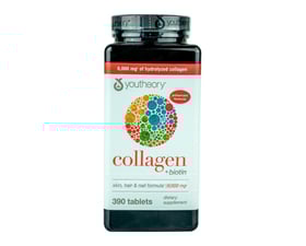 Viên Uống Youtheory Collagen Biotin của Mỹ 390 Viên