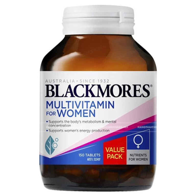 Vitamin tổng hợp cho phụ nữ Blackmores Multivitamin for Women 150 viên
