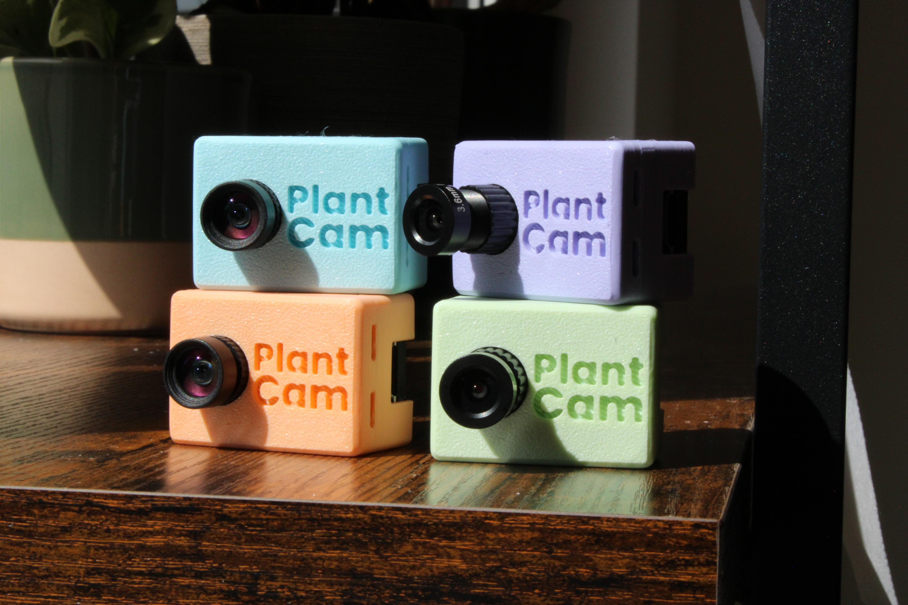 PlantCam Zeitrafferkamera für Zimmerpflanzen in allen vier verfügbaren Farben