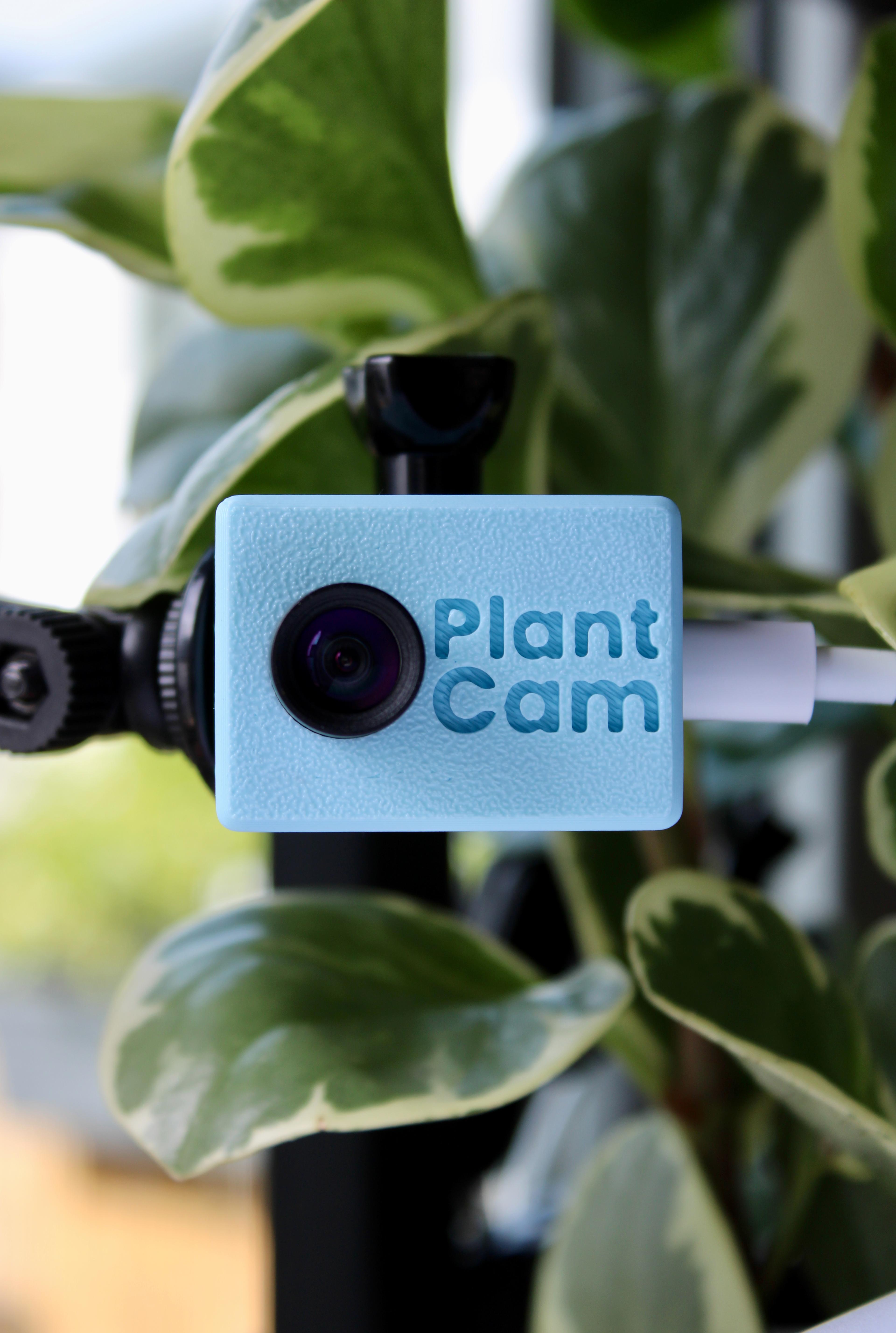 PlantCam Timelapse Camera for Houseplants in Blue - Front View