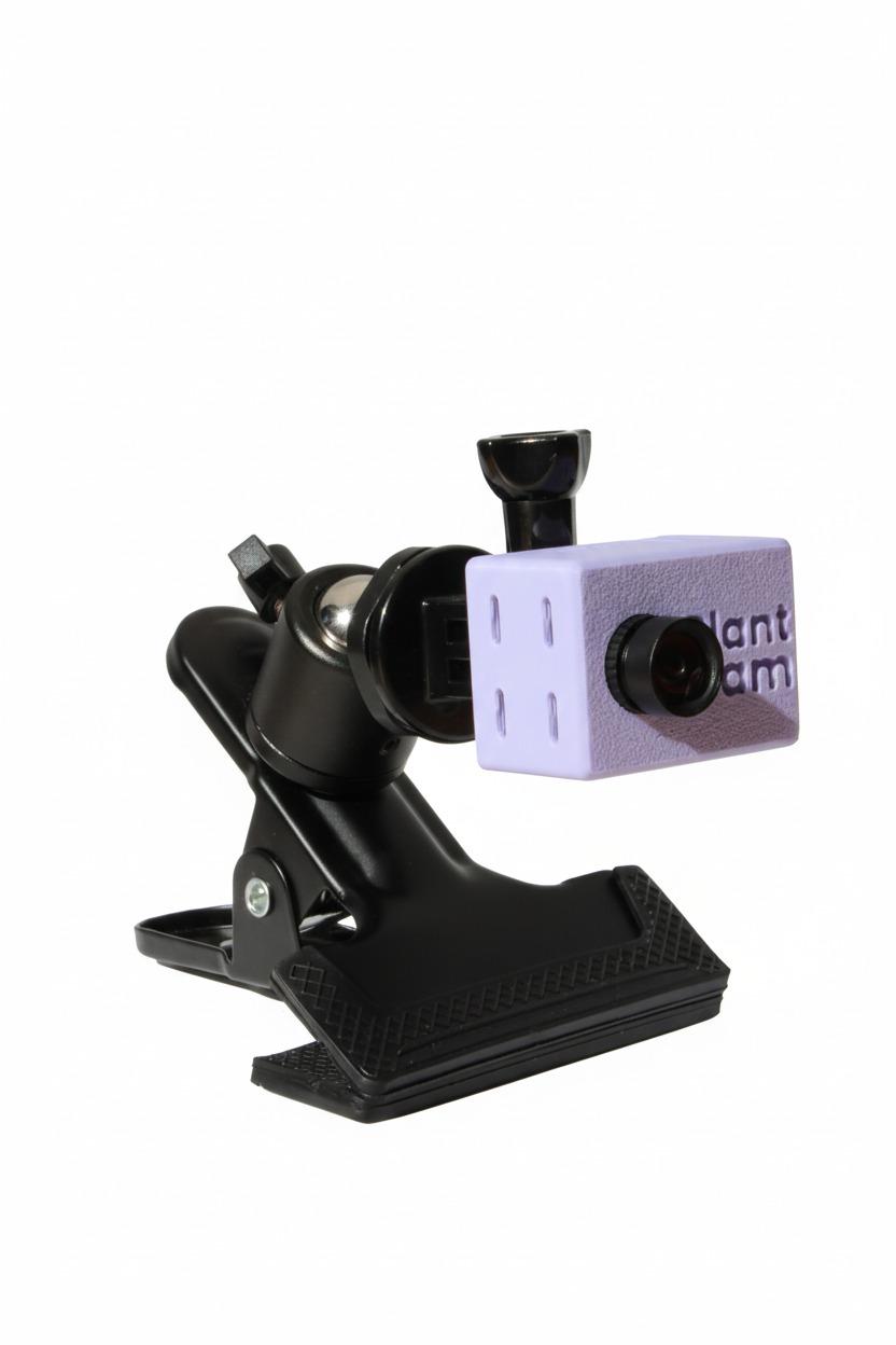 PlantCam Mega Clamp an Regalbrett