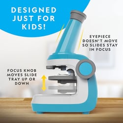 NATIONAL GEOGRAPHIC Microscope for Kids - Science Kit with an Easy-to-Use Kids Microscope