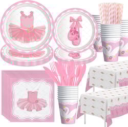 Ballet Theme Dance Party Decorations Dinnerware | Serves 24