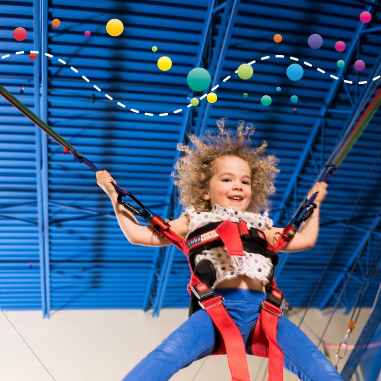 Indoor playground for all ages at RécréOFUN in Montreal