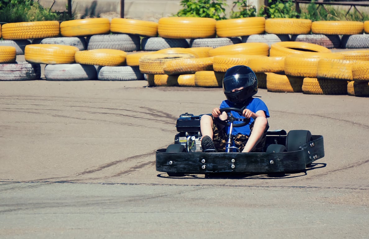 Indoor go-karts and laser tag at Action 500 in Montreal