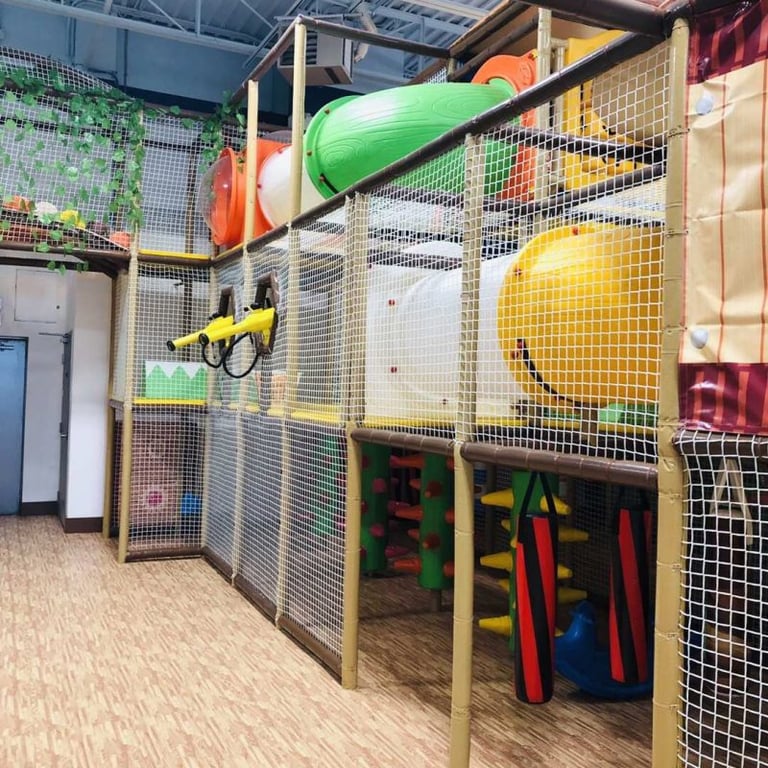 Indoor playground at Kidz Castle Saskatoon.
