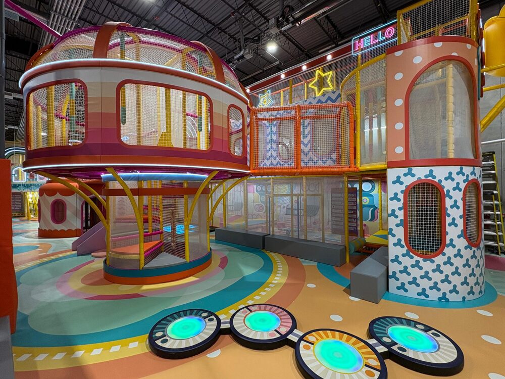 Trampoline park and arcade at Funvilla Oakville.