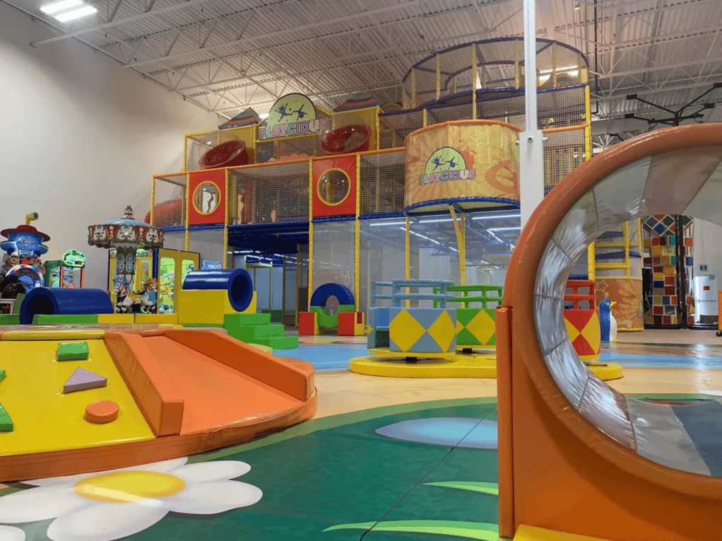 Indoor playground at Playcious Oakville.