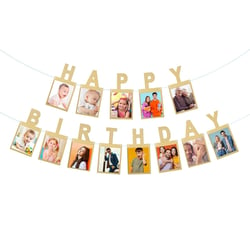 Birthday Photo Banner, Suitable for Kids and Adults