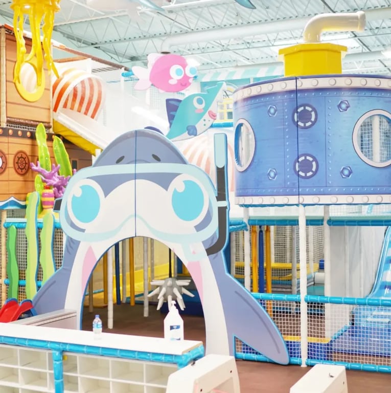 Indoor amusement centre at The Fun Factory Saskatoon.