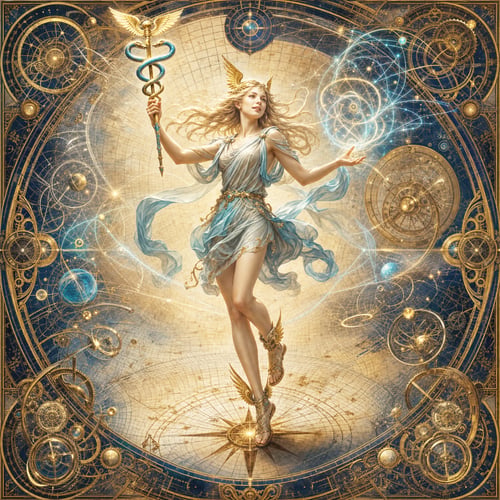 Athena the Weaver—Mercury as goddess