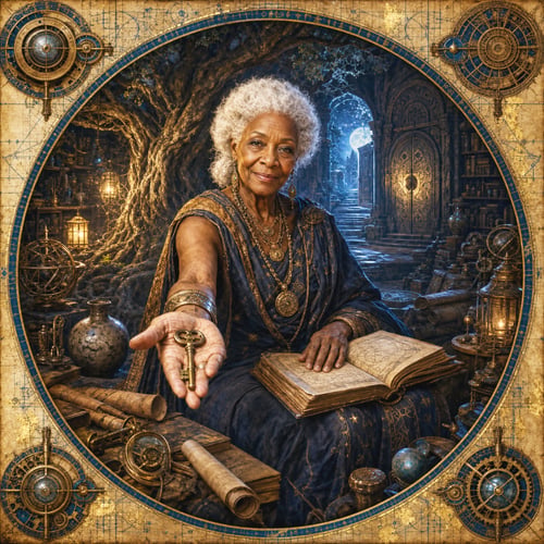 The Wisdom Keeper—South Node as goddess