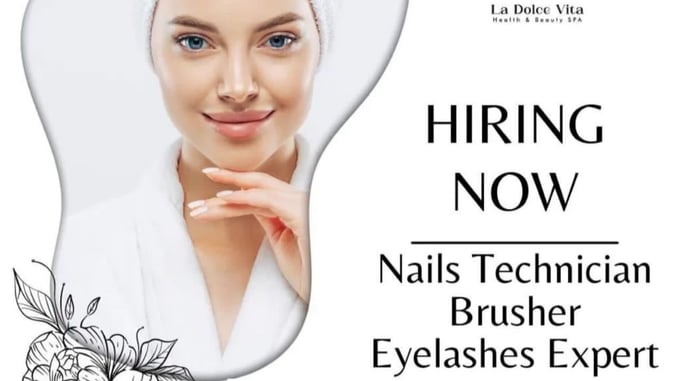 La Dolce Vita SPA_Job Post Ad_99999789469784798463333