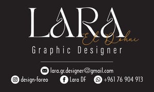 Lara EL Dohni For Graphic Design Ad_999999784579846897643333