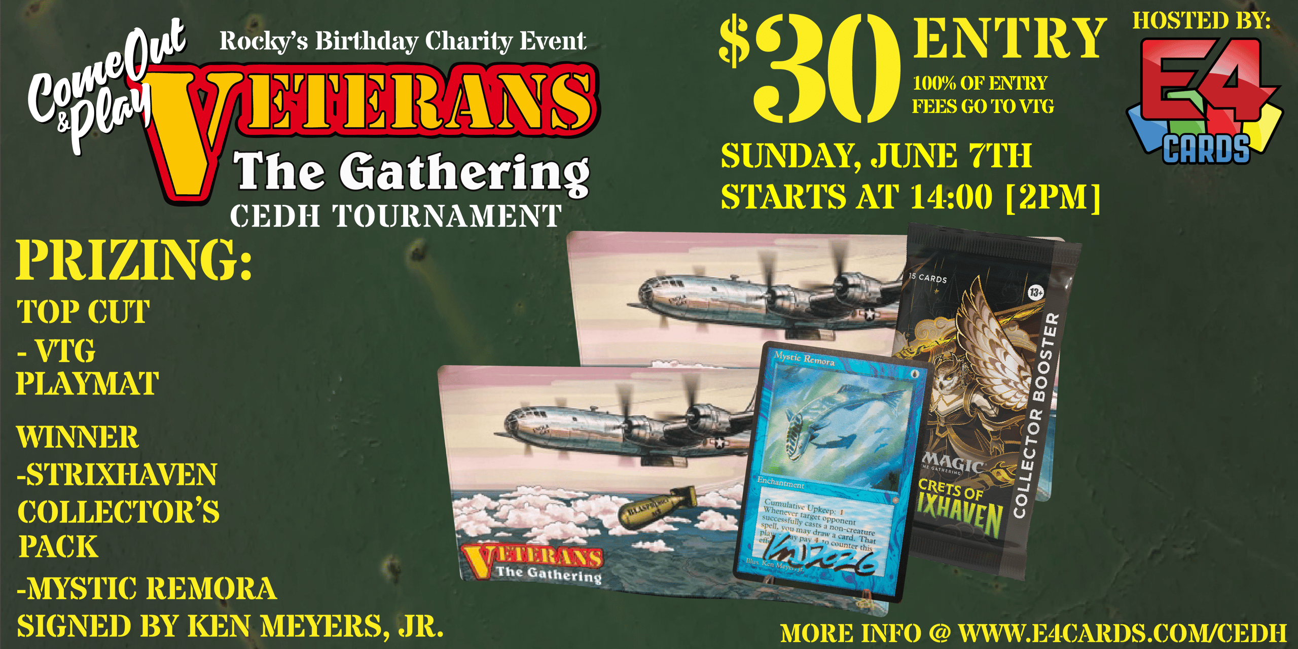 Rocky's Birthday and VTG Charity Tournament