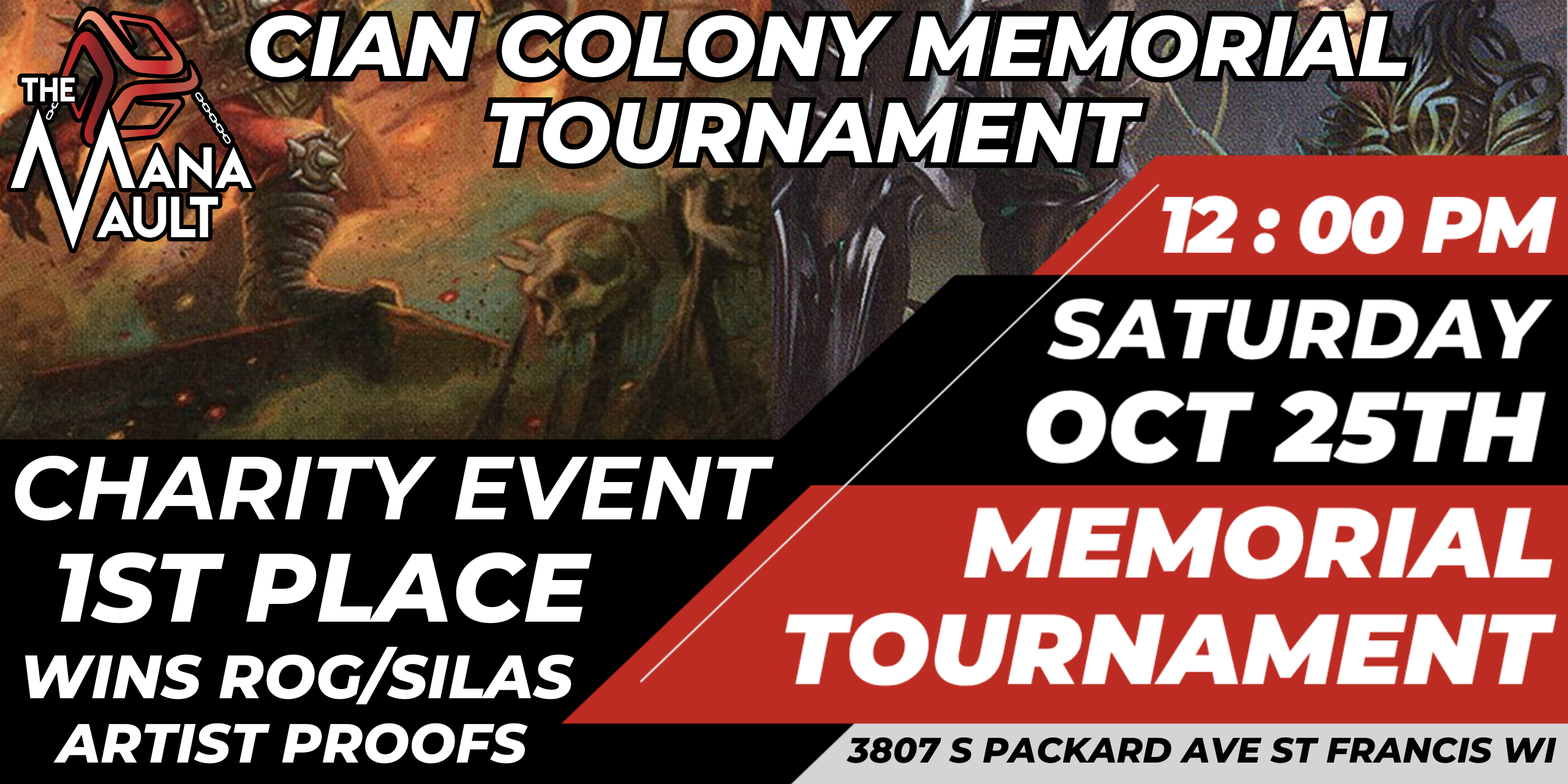 Cian Colony Memorial Tournament 2025: Rog/Si Artist Proofs