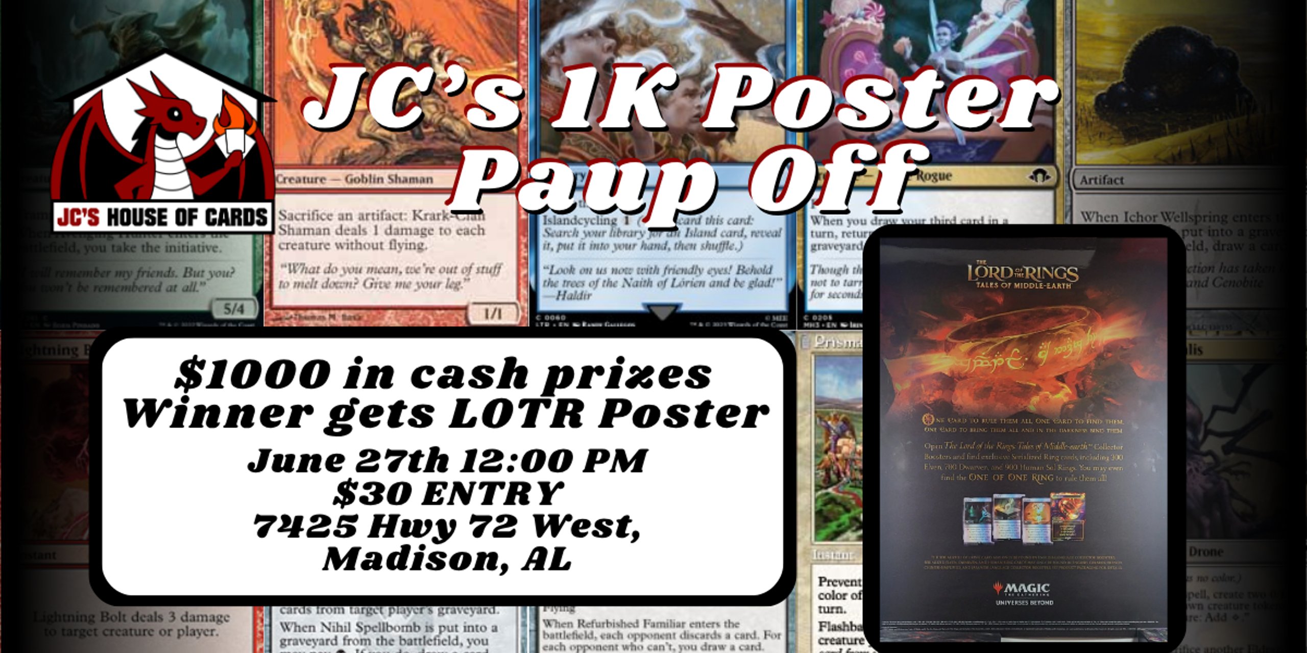 JC's Poster Paup Off 1k