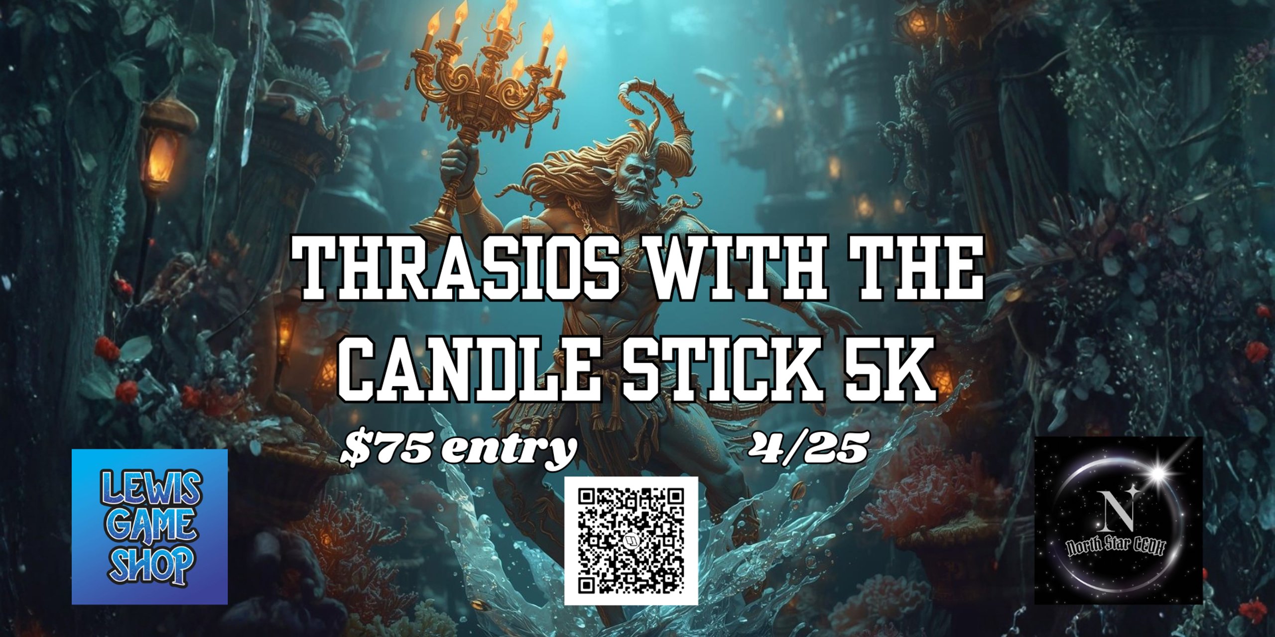 Thrasios with the Candle stick 5k