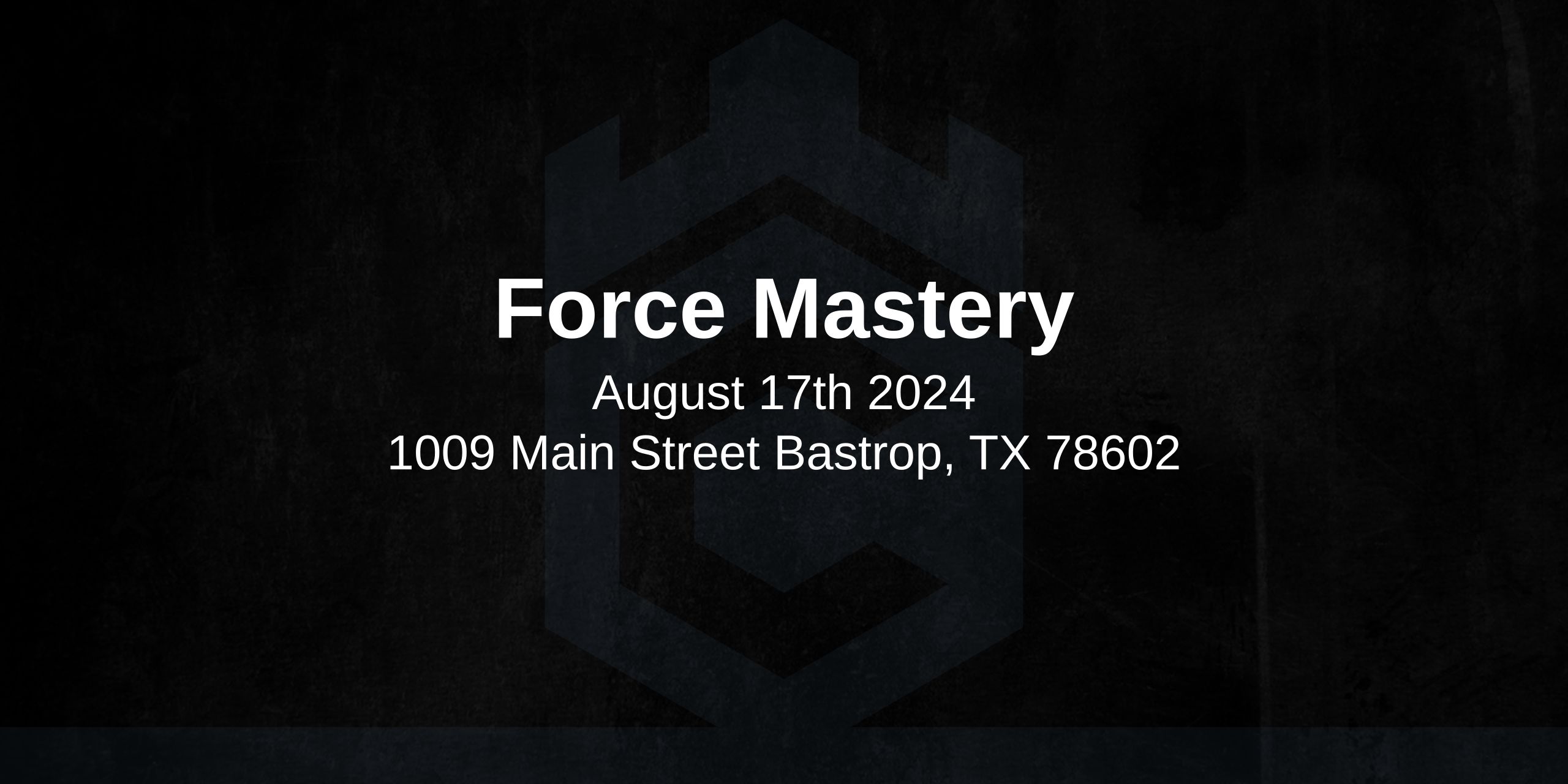 Force Mastery