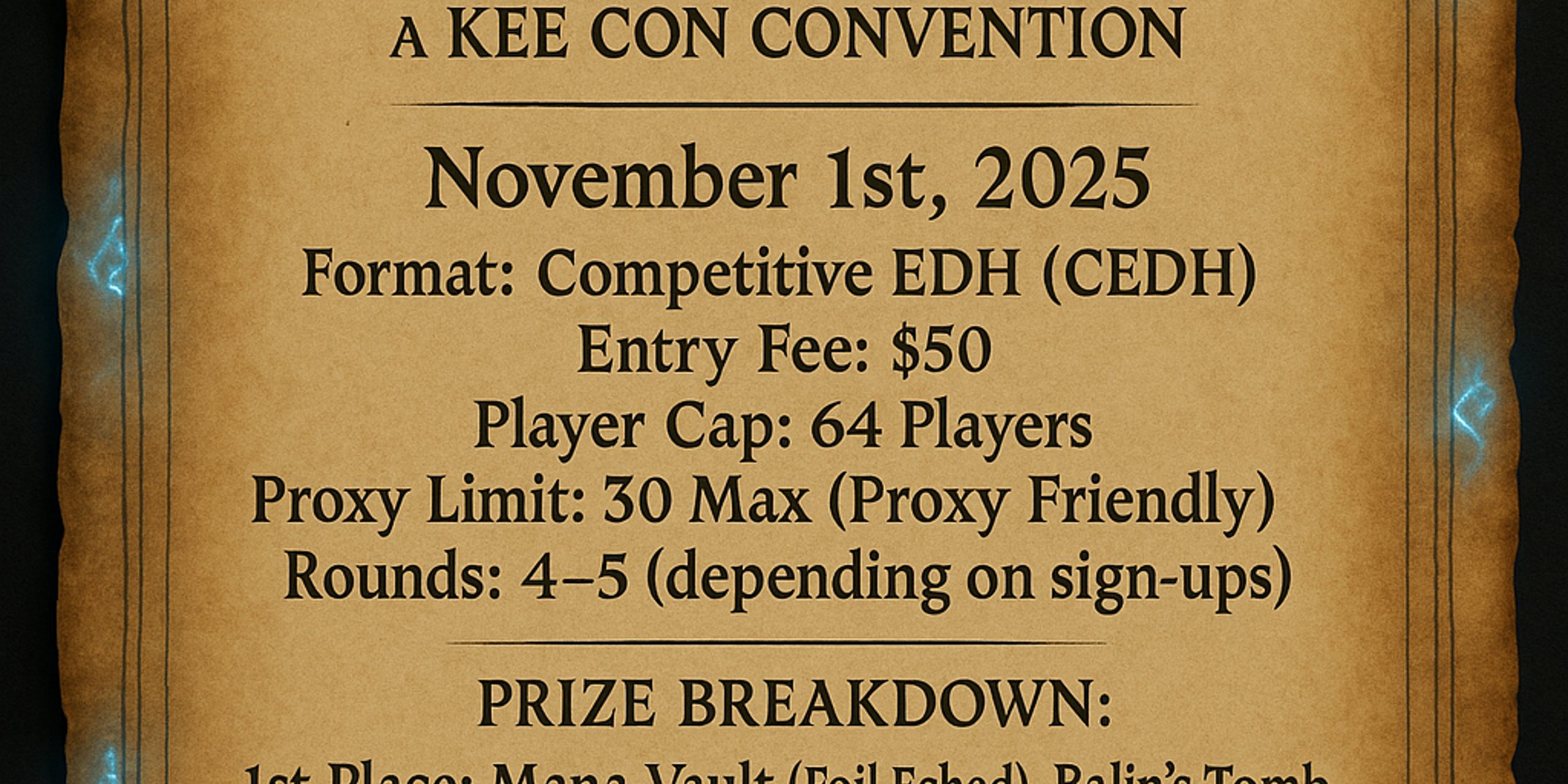 kee con circuit Cedh qualifier - The Hollow Archive