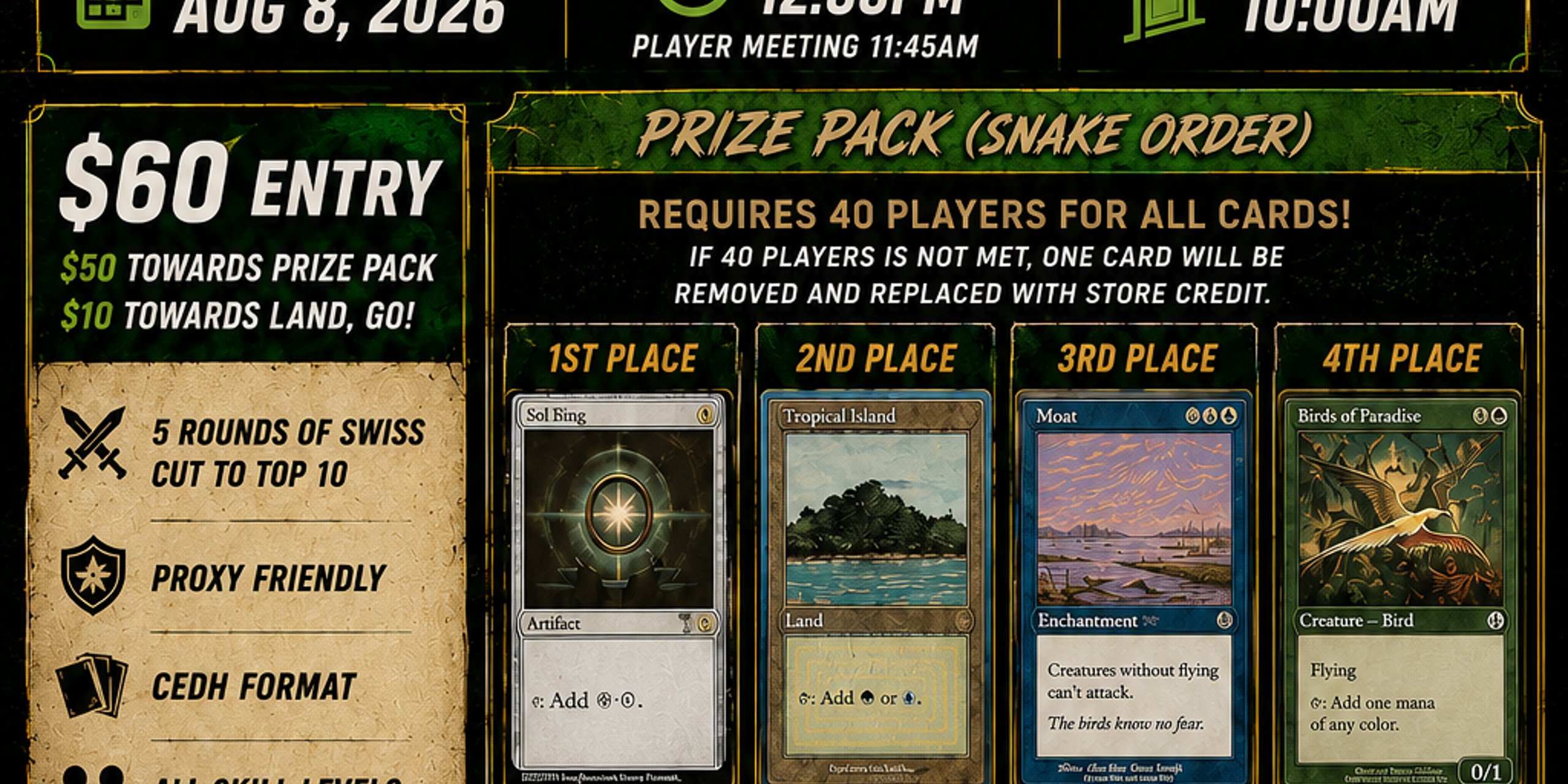 Commander Invitational Qualifier - The Hollow Archive