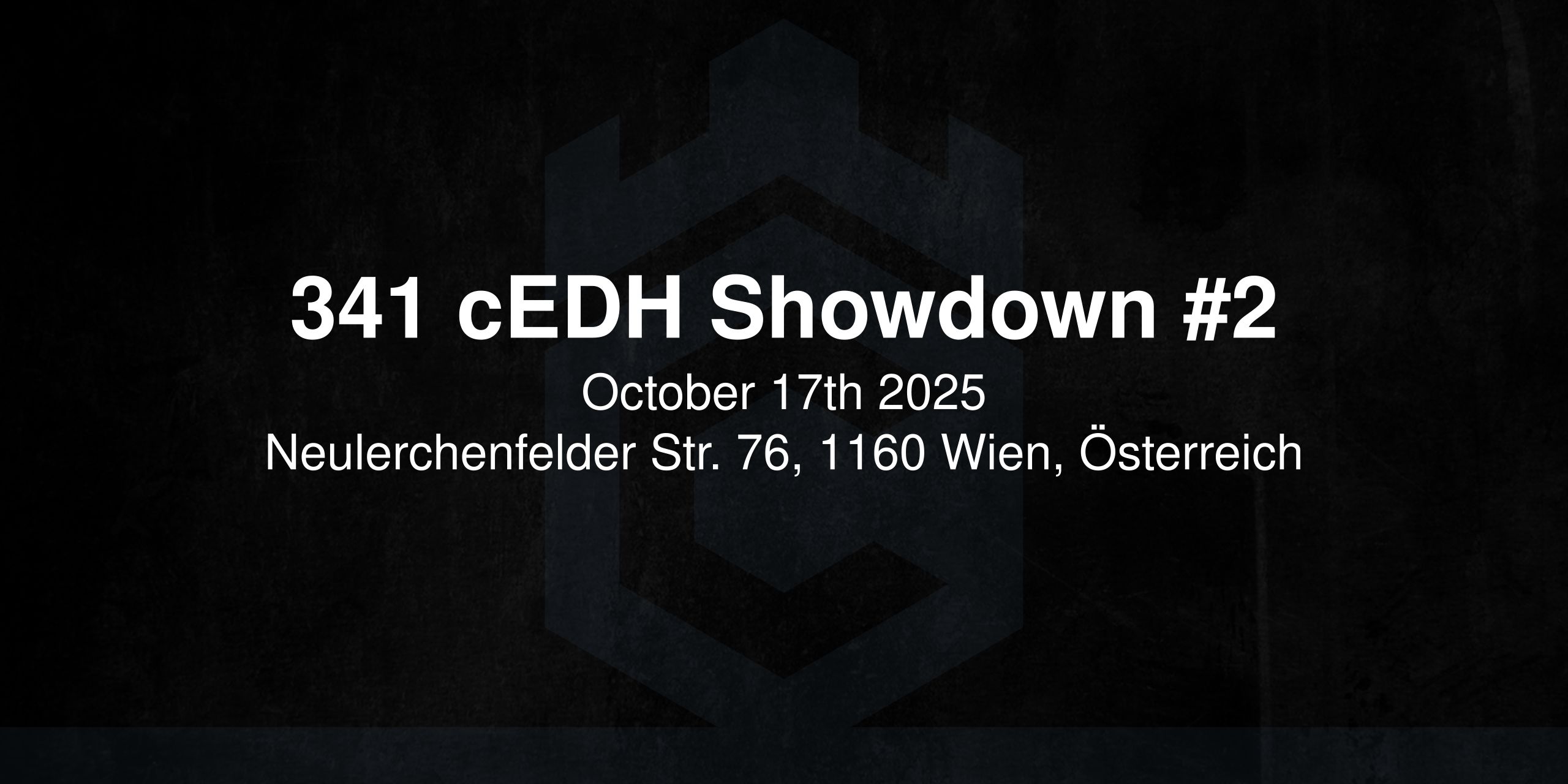 341 cEDH Showdown #2