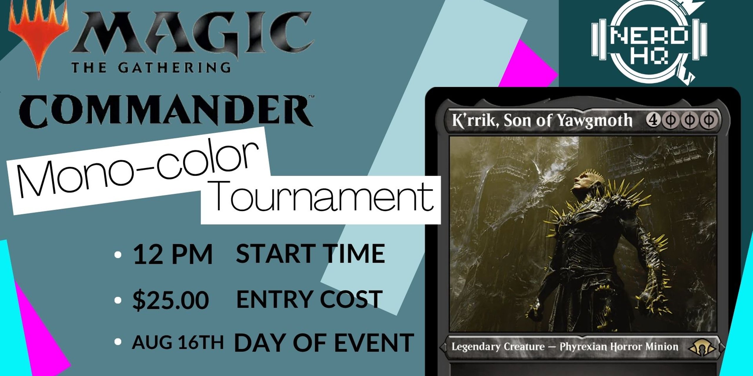 Mono-Color Commander Tournament