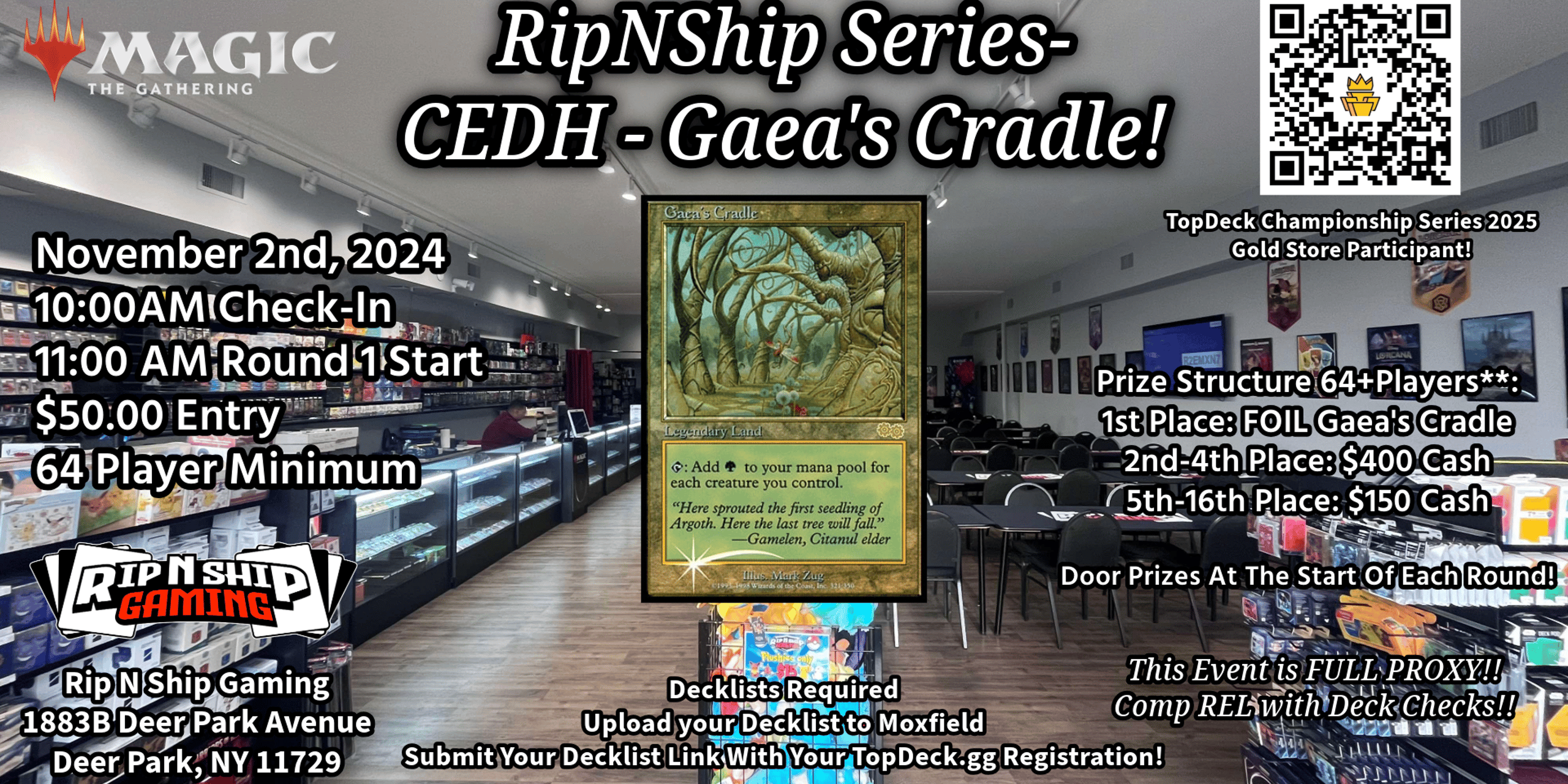 RipNShip Series - FOIL Gaea's Cradle