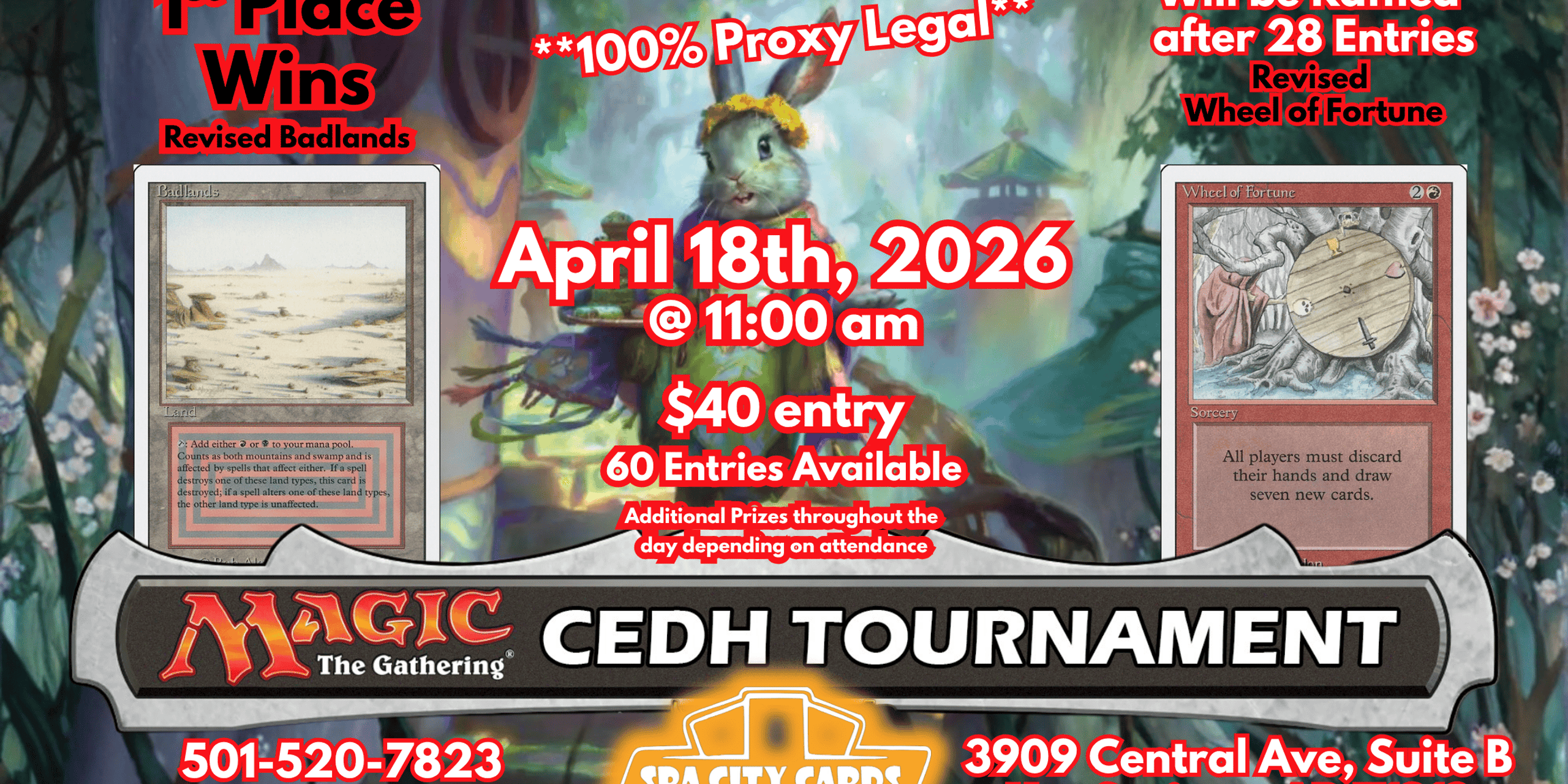 Spa City Cards 100% Proxy CEDH Tournament