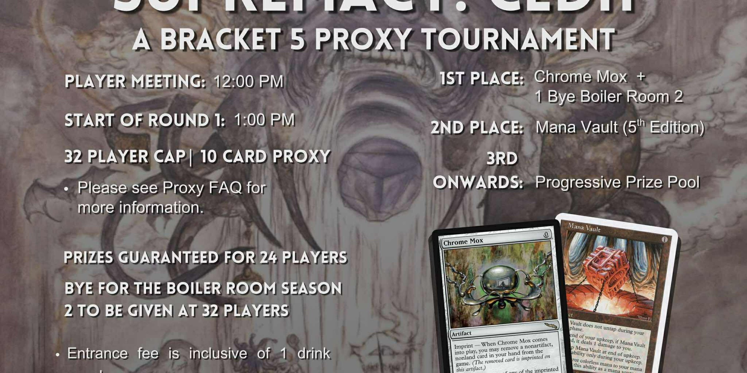 Supremacy! Bracket 5 Proxy CEDH Event