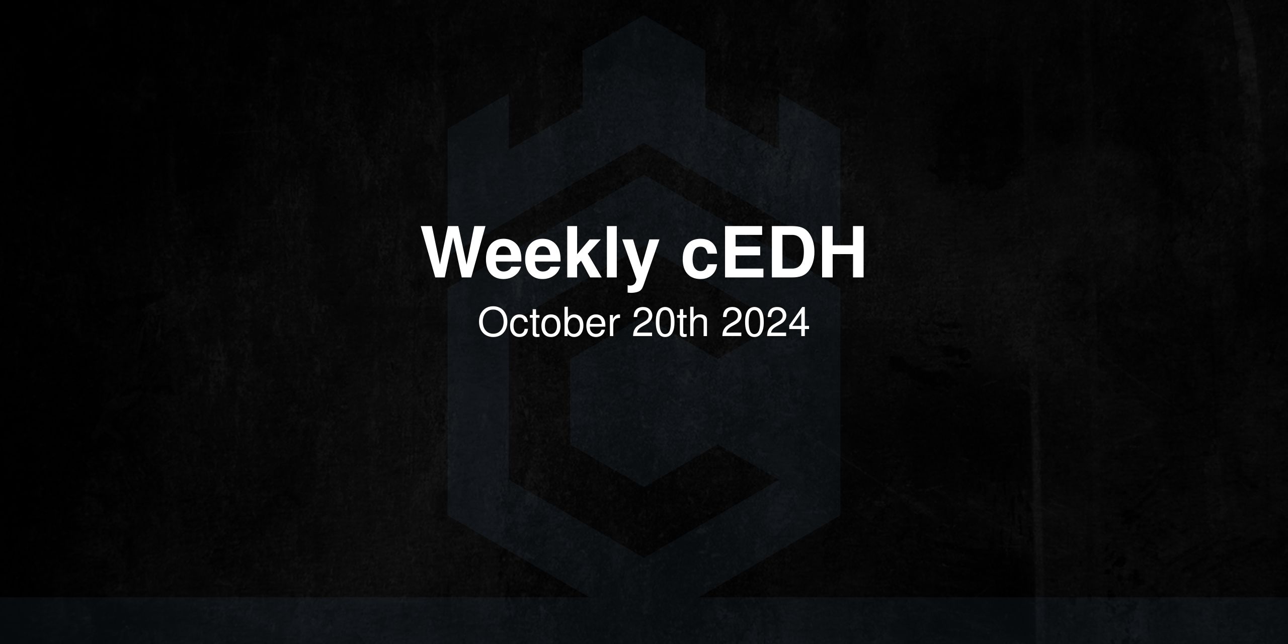 Weekly cEDH