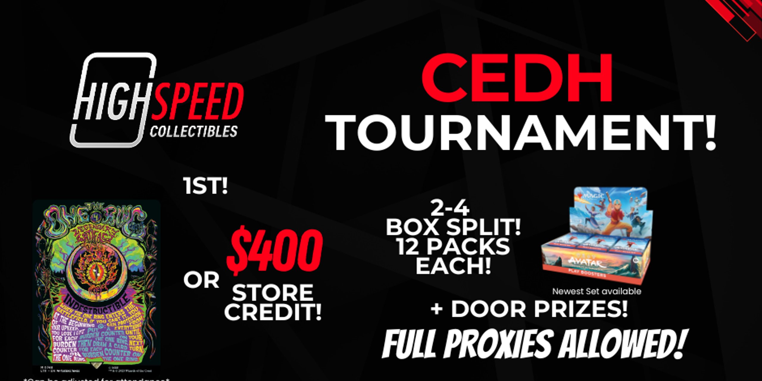 High Speed Collectibles CEDH Tournament!