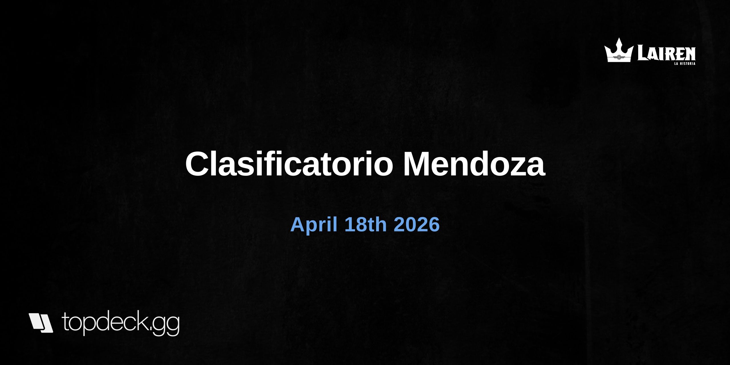 Clasificatorio Mendoza