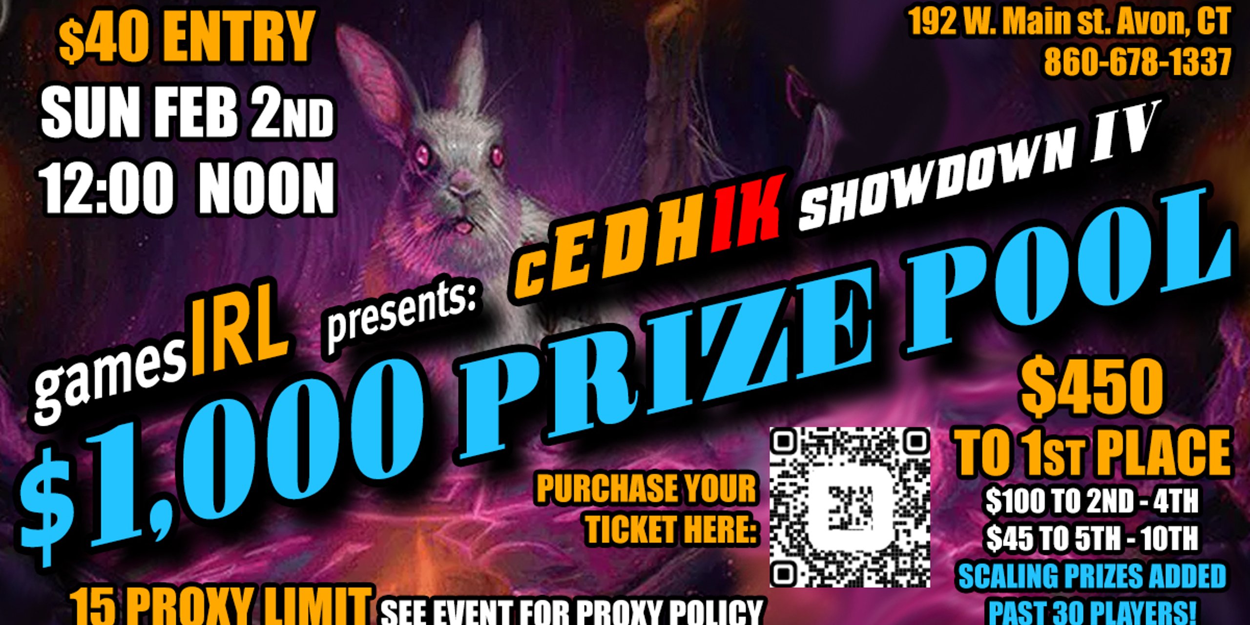 cEDH Showdown IV: $1k at gamesIRL! 